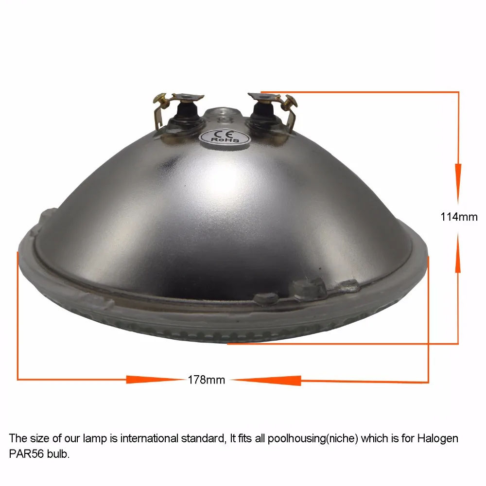 Подводный светодиодный светильник 12V PAR 56 RGB бассейн лампа IP 68 водонепроницаемый многоцветный с пультом дистанционного управления