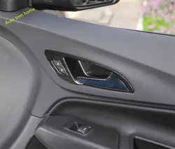 Lapetus внутренняя двери автомобиля Потяните ручки чаши рамки литья украсить обложку 4 шт. подходит для Chevrolet Equinox 2017 2018 2019 ABS