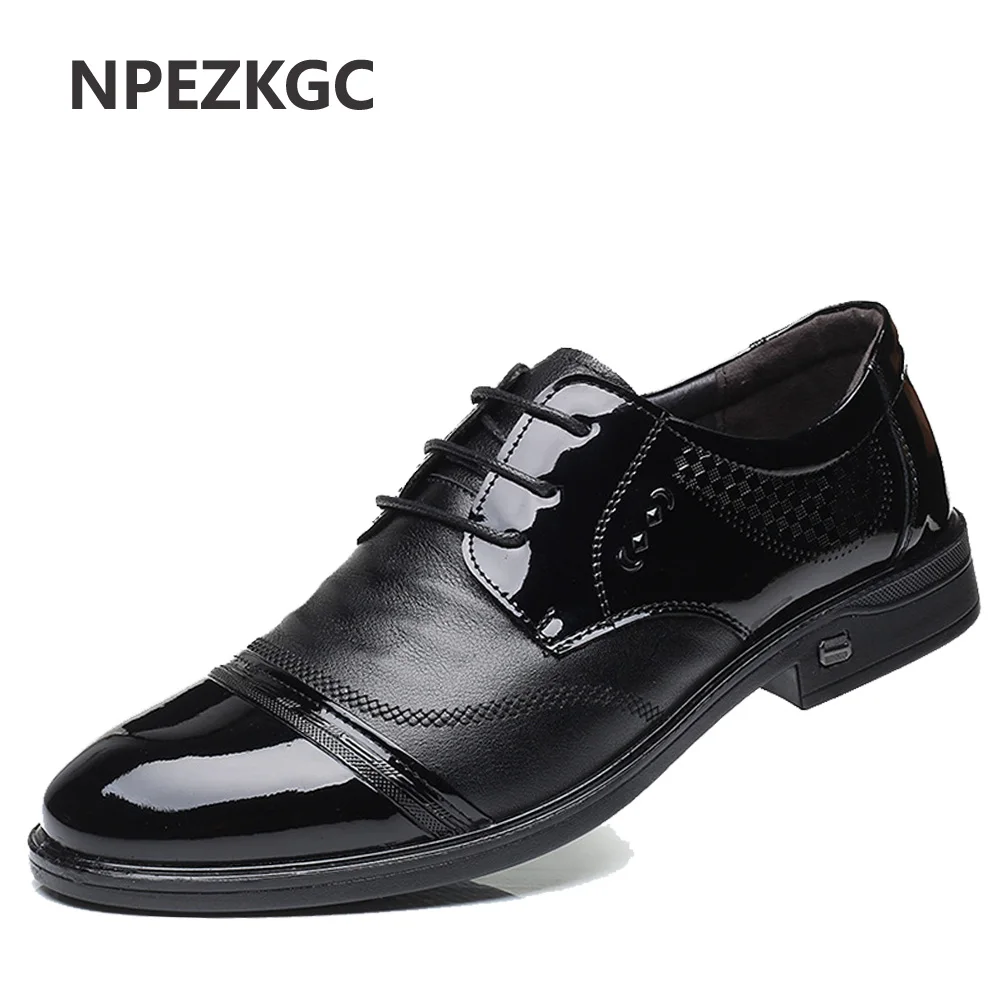 Buy NPEZKGC Fashion Men Shoes Genuine Leather Men