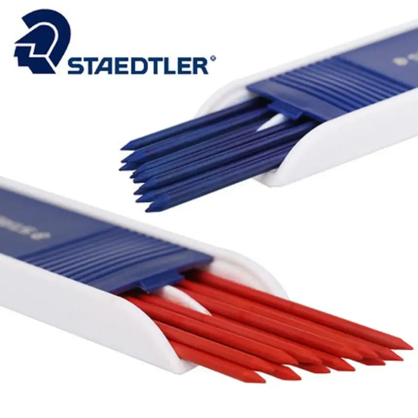 Staedtler Mars Carbon 200 2,00 мм механический грифель для карандашей 4B HB 2H черный/синий/красный цвета офисные и школьные принадлежности для письма