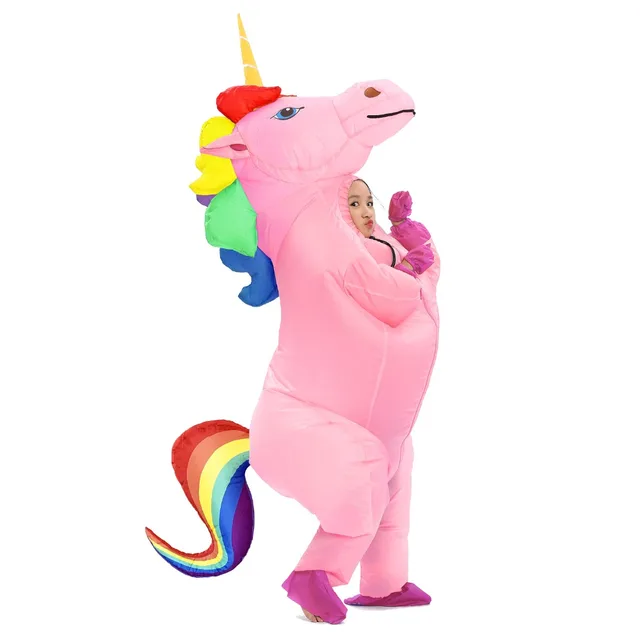 Rainbow Pride Unicorn Inflatable Costume (Various Options) - Queerks™