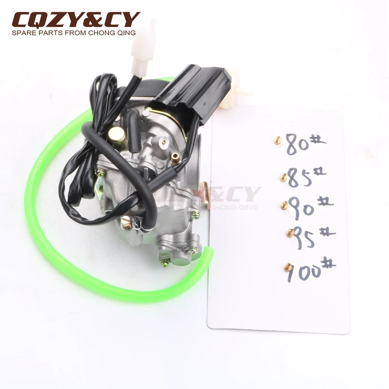 Carburador de Scooter de 20mm Pd20j para Peugeot Velocidadeluta Vivacidade Novo Tweet rs Django Kisbee V-clique 50cc 4-tempos 50 6 peugeot speedluta, vivacidade, novo 50 tweet rs