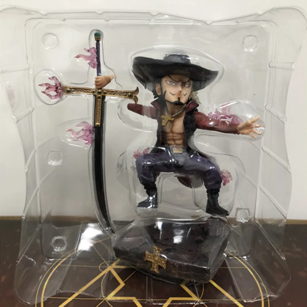 Аниме One Piece Dracule Mihawk GK фигурка ПВХ Brinquedos Juguetes Figma кукла Зоро Джокер подарок горячие