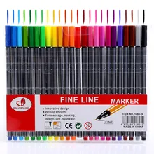 Качество 0,4 мм Fineliner ручки цветной набор капиллярных ручек маркеры разноцветные маркеры художественная живопись Тонкий Профессиональный Finliner
