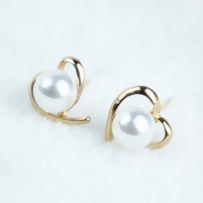 Серьги пусеты с жемчугом для женщин e0150 2016|pearl stud earrings|fashion earringsstud earrings |