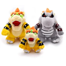17 24cm Anime Super Mario Plush 3D Land Bone Dragon Plush font b Toy b font