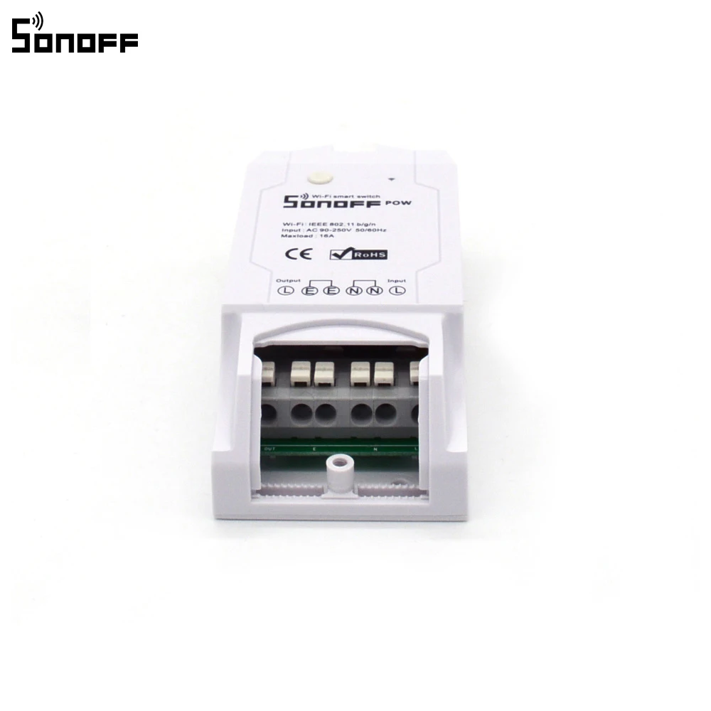 Контроллер переключателя SONOFF POW R2 15 А 3500 Вт Wi Fi монитор энергопотребления в