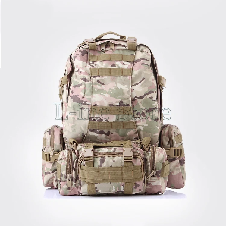 50L ACU CP Камуфляжный тактический рюкзак рюкзаки уличная спортивная сумка Походные сумки на плечо