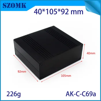

4 piece 40*105*92mm for Aluminium Extrusion Enclosure aluminum enclosure case GPS tracker for case junction metal housing case