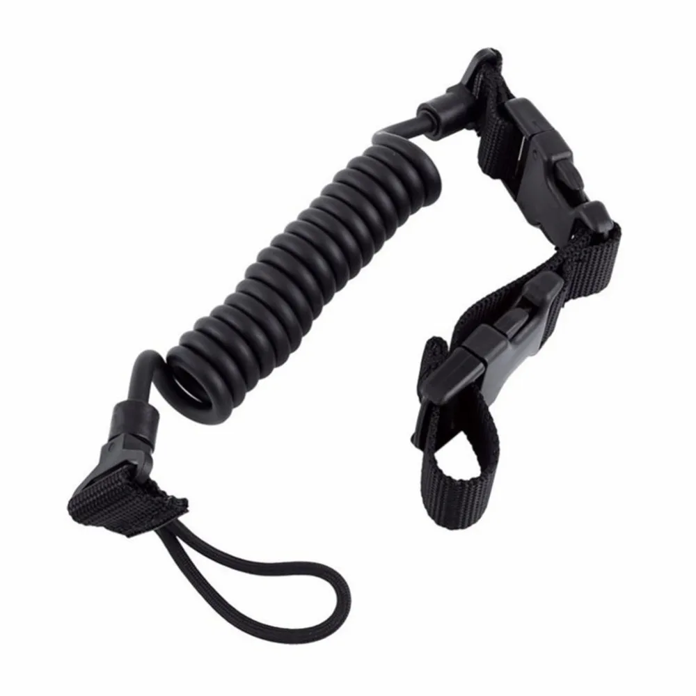 Elastic Tactical Safety Lanyard Rope Outdoor Anti-lost Elastic Key Ring EDC Extension-type Spring Adjustable Belt NEW Arrival