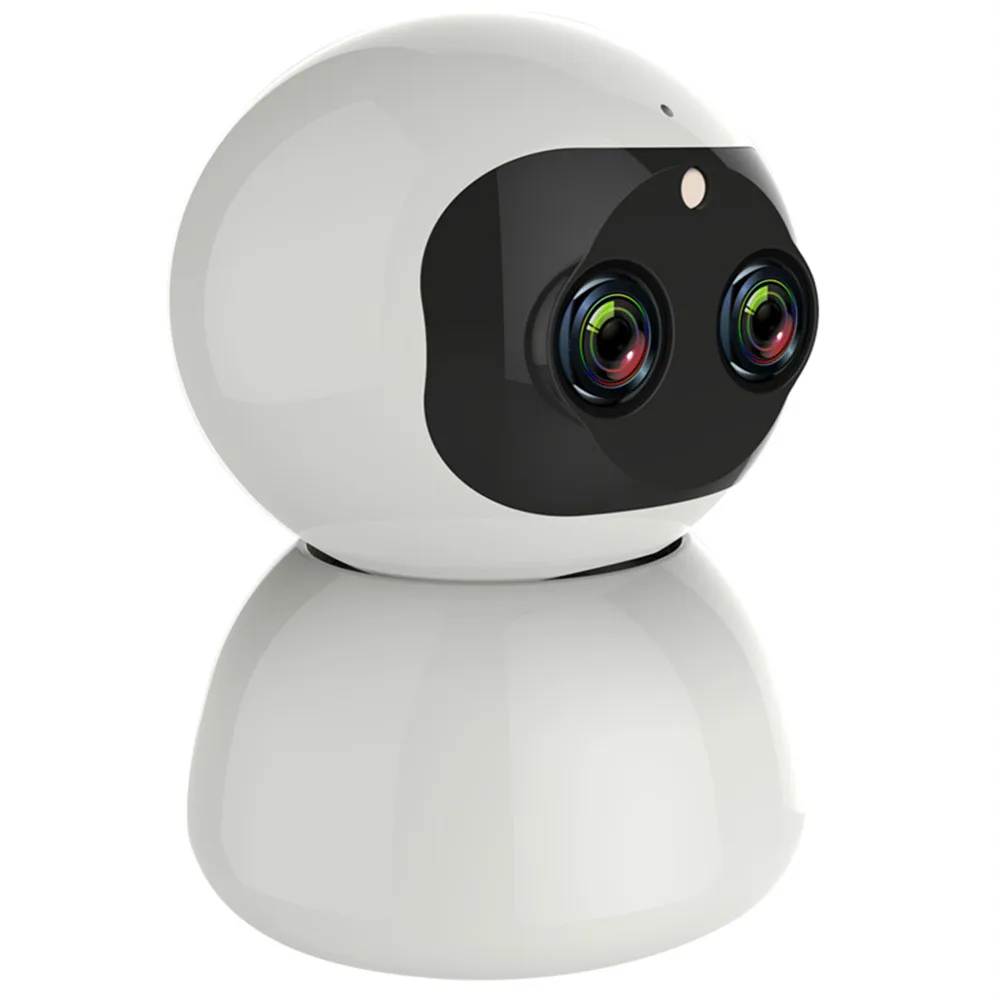 Ip-камера HYASIA wifi с двойным объективом 2MP с автоматическим отслеживанием зума 1080 P HD домашняя камера для домашних животных видеонаблюдения облачная ИК-радионяня