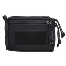 Тактический плагин мешок талии мусора охотничий инструмент сумка Молл военное снаряжение мультикам черный