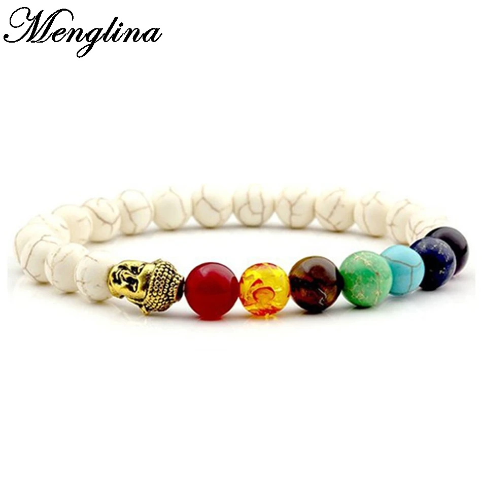 Aliexpress.com : Buy Menglina Fashion Chakra Bracelet For Men Gold ...