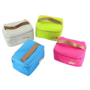 

Yesello Nylon Practical Portable Ice Bags Cooler Lunch Bag Leisure Picnic Packet Box Food Thermal Bags For Travel