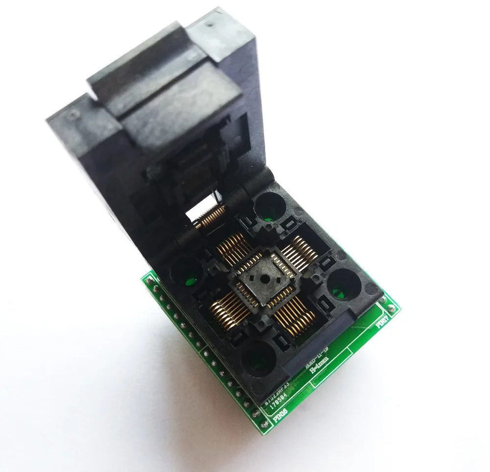 Free shipping TQFP32 QFP32 LQFP32 TO DIP28 adapter socket support ATMEGA8 ATMEGA8A ATMEGA328 AVR MCU TL866A
