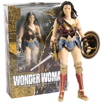 

SHF DC Comics Justice League Wonder Woman PVC Action Figure Collection Model Toys