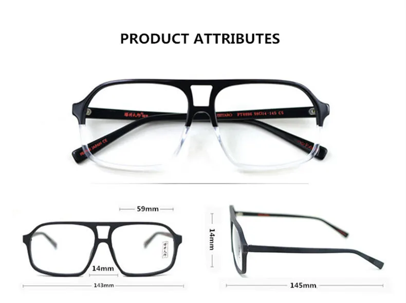 Продукты квадратные ацетатные большие оправы для очков деревянные винтажные женские и мужские Оптические очки прозрачные линзы черные янтарные деревянные очки