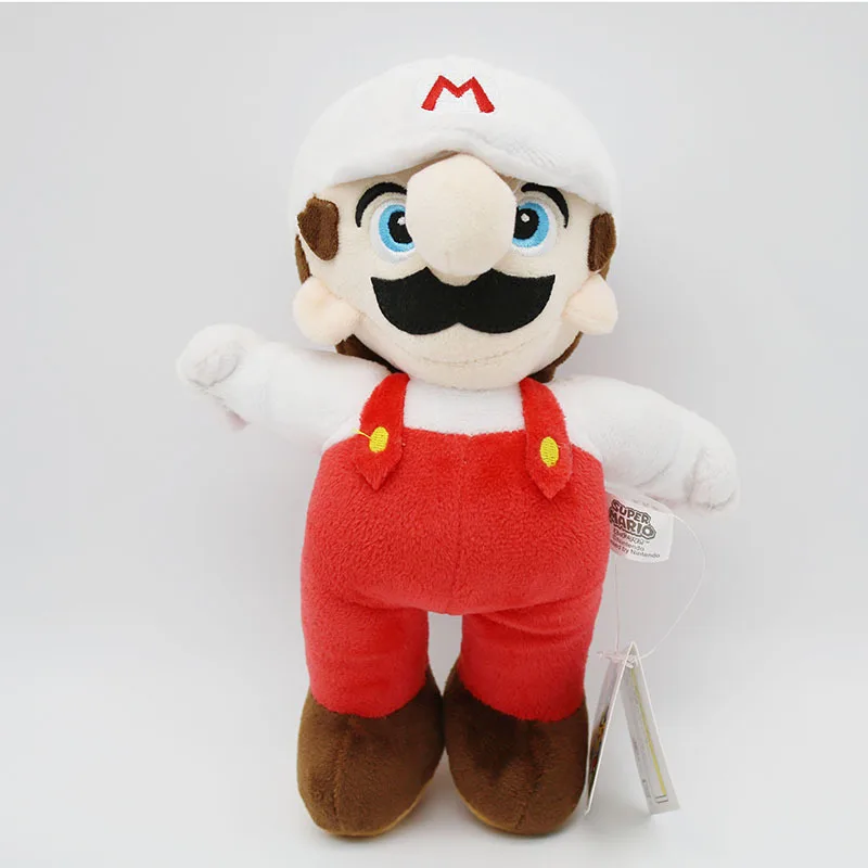 Super Mario Plush Dolls Mario Bros Luigi Toys Game Cartoon Kids Children Cosplay Gift 24cm 4pcsset (2)