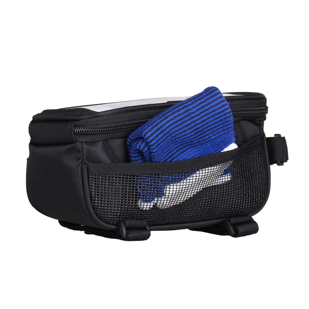 Best Cycling Bike Bag Waterproof MTB Road Bicycle Frame Front Tube 5.0 inch Mobile Phone Touch Screen Bag Bike Bicycle Accessories 9