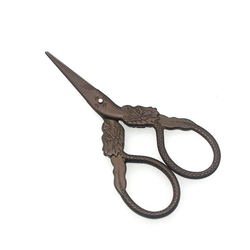 

1pcs 10.2*5cm Retro Sewing Scissors Tailor Dragon Stainless Steel For Fabric Craft Household Tijeras De Costura TS8708