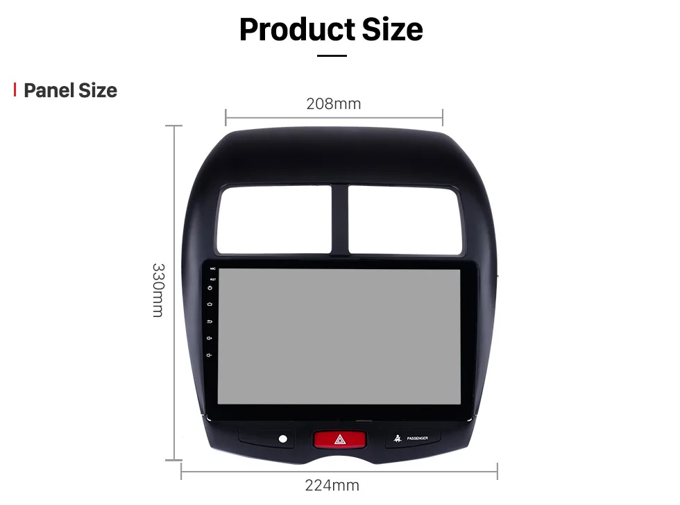 Seicane 2 ram Android 8,1 4G DSP Автомобильный gps мультимедийный радио Navi плеер для CITROEN C4 2010- Mitsubishi ASX peugeot 4008