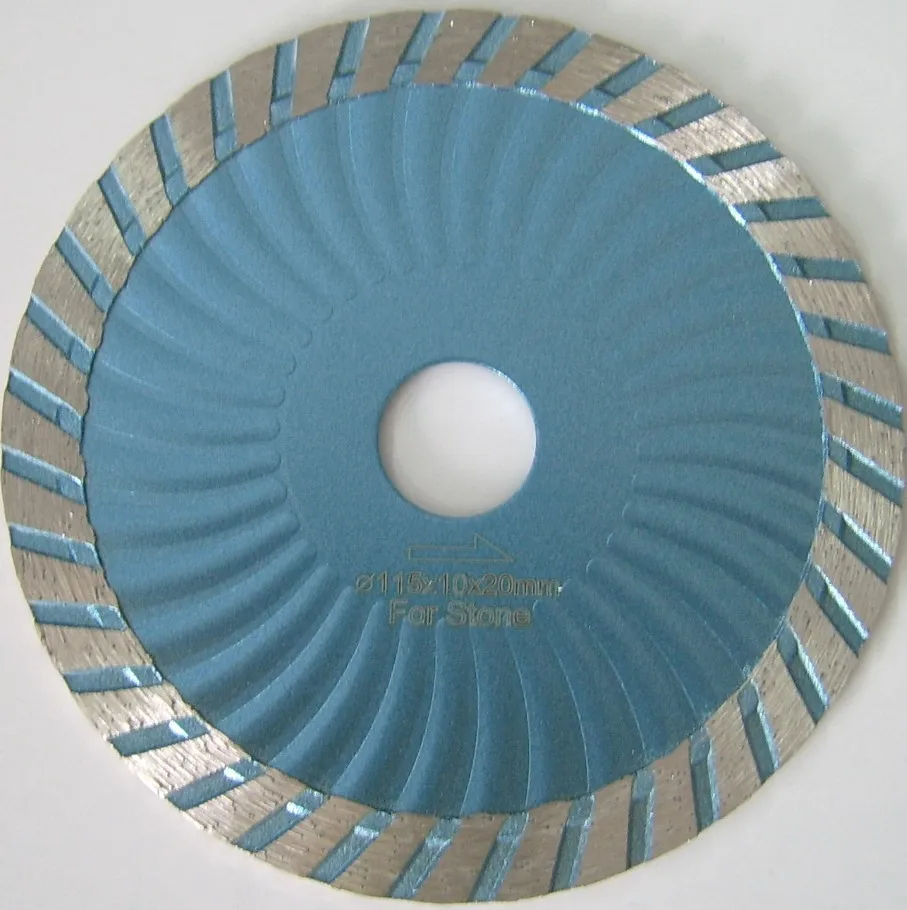 115mm cold press turbo wave 4.5"diamond saw blade saw blades for stone