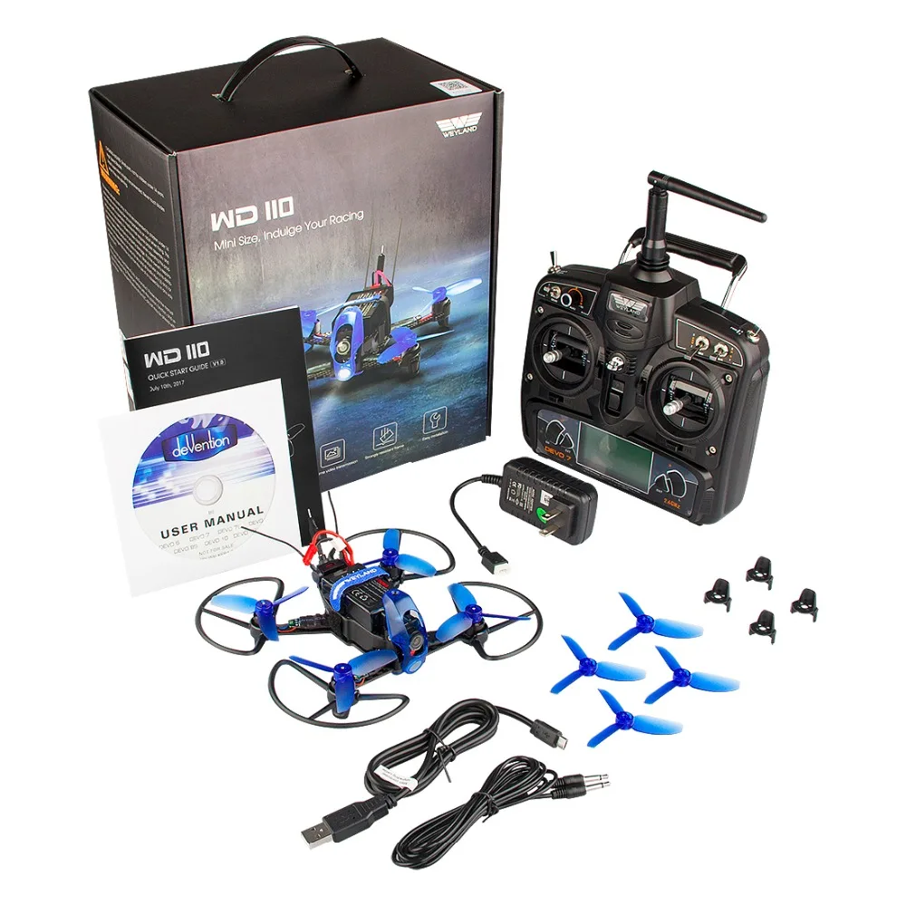 Weyland Radio 110 Mini Racing font b Drone b font with F3 6000KV brushless motor 5