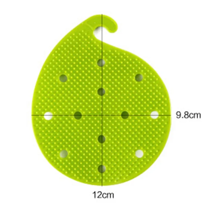 1 шт. фруктовая щетка для овощей, кухонные инструменты, легкая Чистящая Щетка для картофеля, кухонные гаджеты для дома, инструмент для приготовления пищи, случайный цвет KC1447