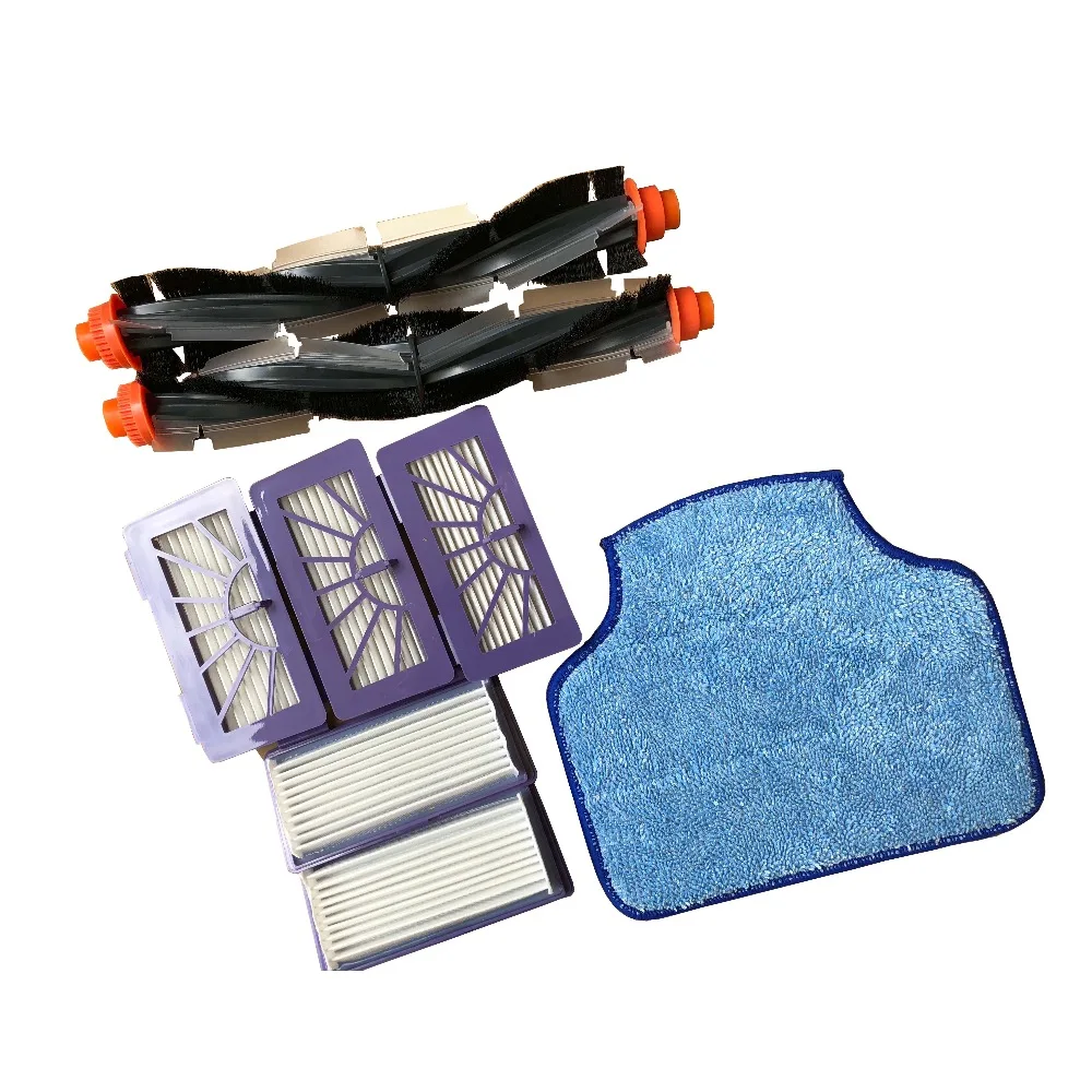 

Generic Mopping Cloth mop HEPA Fillter helical combo brush brush for Neato XV-11 12 14 15 21 25 robotic cleaner brush filter