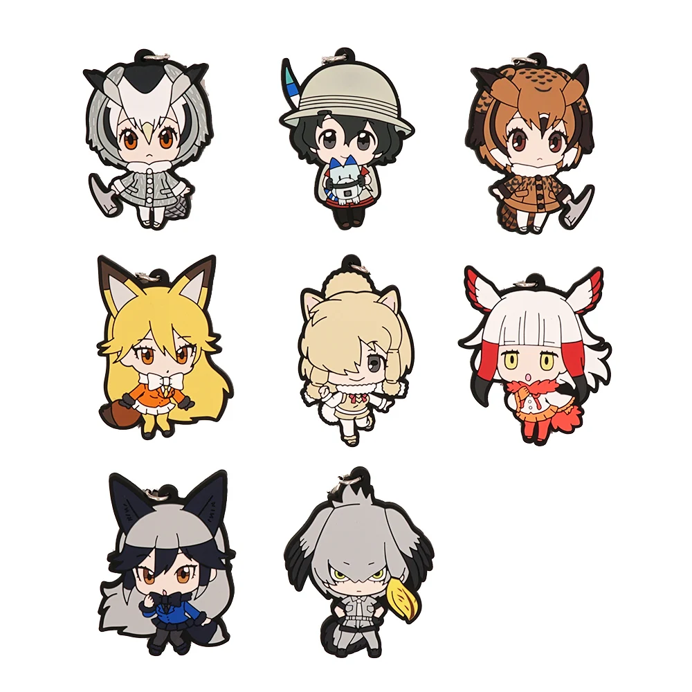 Kemono Friends Project аниме кабан вулпес китсун ремешок резиновый брелок Игровые | Игровые фигурки и трансформеры -32890682971