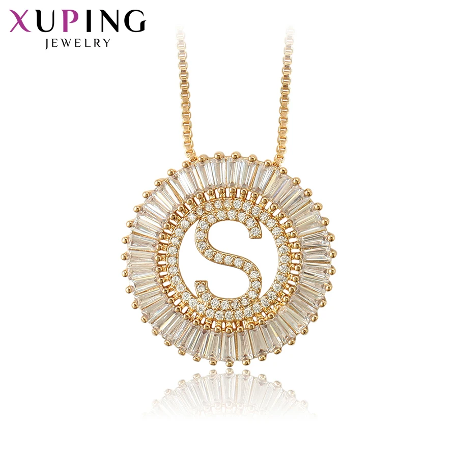 

Xuping Necklace Synthetic Cubic Zirconia Pendant Environmental Copper Jewelry Women Cute Gifts S122.3-34441