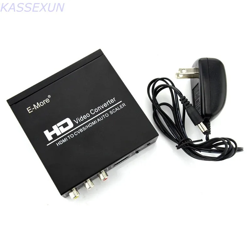 HDMI converter from HDMI to HDMI/CVBS Scaler, support HDCP code, Free shipping