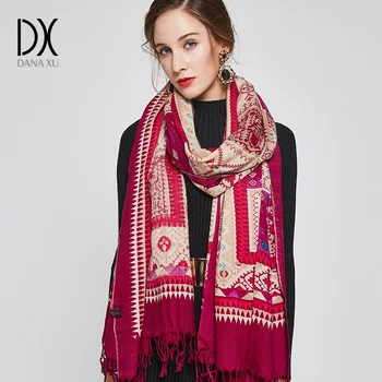 

2019 Cashmere Hijab Scarf Women Fashion Scarves and Shawls Scarf Luxury Brand Wrap Poncho Winter Bandana Muslim Pashmina Cape