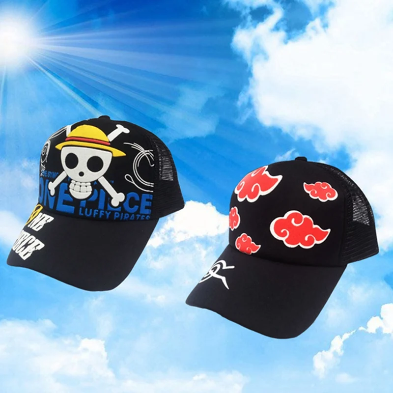 Бейсболки по мотивам Аниме one piece Titan Naruto, кепка Кепка Солнцезащитная для косплея Фуражки