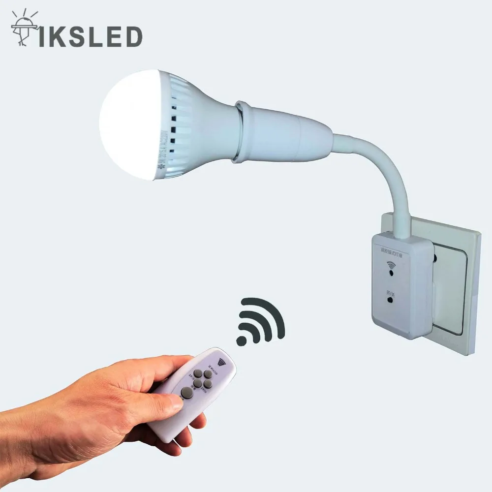 

Remote control plug lamp holder E27 screw socket with switch socket, night light, night baby feeding, bedroom bedside lamp