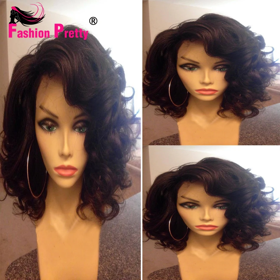

Short Bob U Part Wig Virgin Hair 100% Unprocessed Brazilian Virgin Human Hair U Part Wigs For Black Women In Stock!!!