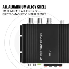 Мини Hi-Fi 2,1 стерео Бас Авто домашний аудио усилитель мощности цифровой амперметр