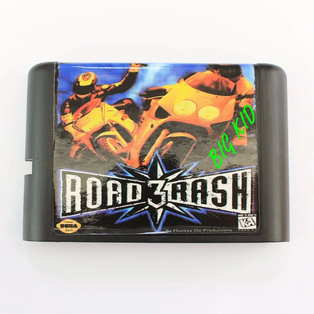 

Road Rash 3 16 bit SEGA MD Game Card For Sega Mega Drive For Genesis