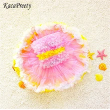 Маленькая одежда для купания для девочек, летние розовые желтые сетка раздельное Бикини для детей ясельного возраста; купальный костюм для малышей; Одежда для пляжа; пляжная одежда для детей возраста 2-6Yrs