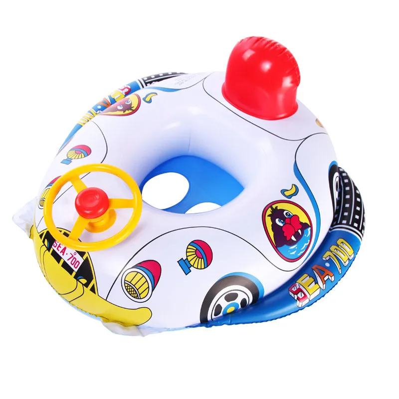

For kid INS Inflatable Raft baby Swimming swim ring Aircraft car boat Game Float toys child Summer Water giant pool tube