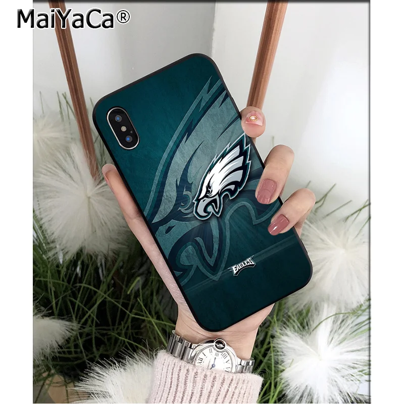 MaiYaCa Philadelphia Eagles высококачественный чехол для телефона iPhone 5 5Sx 6 7 7plus 8 8Plus X XS MAX XR