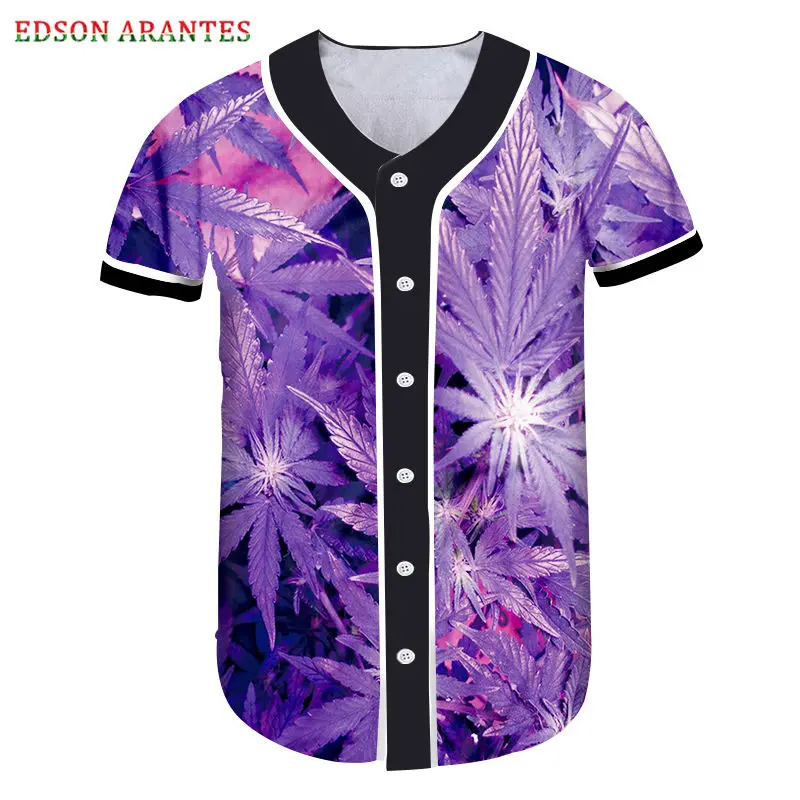 weed baseball jersey