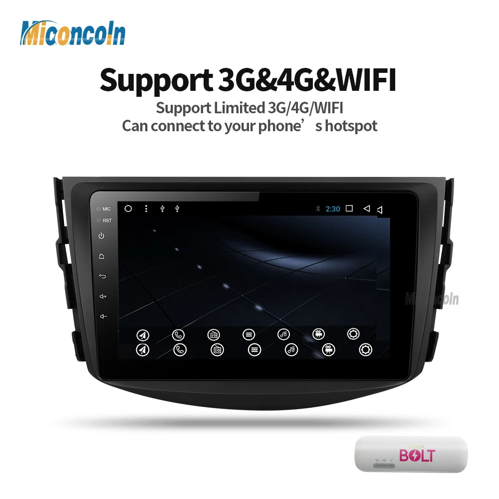 Clearance Asottu CRAV48060 Octa 8 Core Car DVD GPS Navigation palyer Android 8.1 Car DVD Player for toyota rav4 2007 2008 2009 2010 2011 1