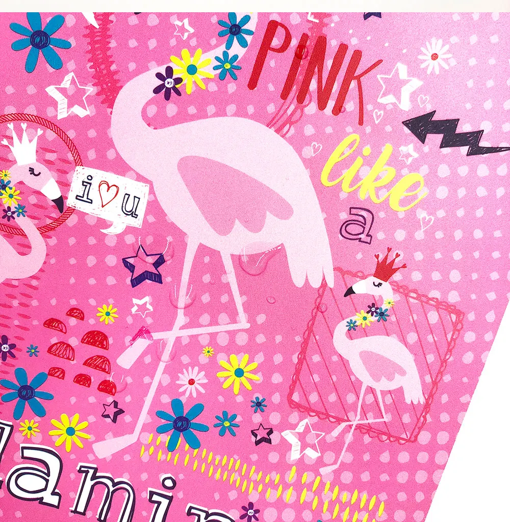 Folhetos e Cadernos Fromthenon Bonito Flamingo Disco Encadernado Caderno Criativo Diário Anel Espiral a5 Presente Escolar Papelaria 13 Material escolar e de escritório