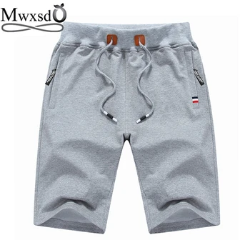 

Mwxsd brand Casual Men Cotton Shorts cool Mens sports gym breath Shorts male jogger short pants men soft short Brand Clothing
