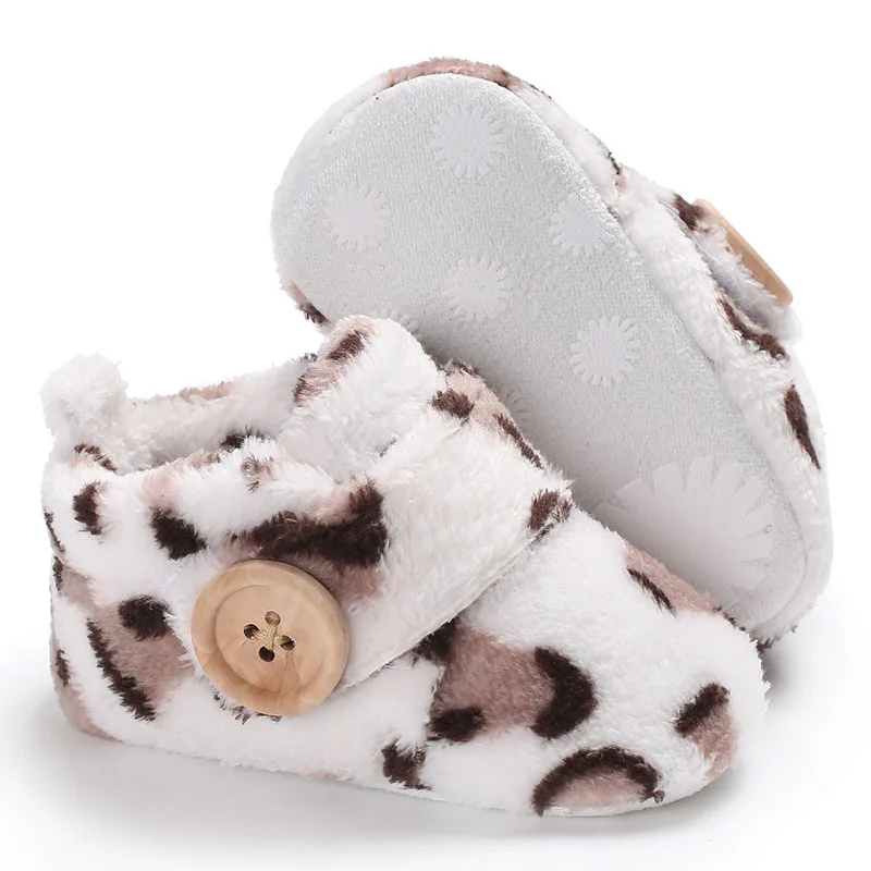 Детские ботиночки; 10 цветов; ботиночки для новорожденных мальчиков и девочек 0-18 месяцев; мягкая подошва; детская кроватка; обувь для первых шагов; Bebe; Мокасины - Цвет: leopard