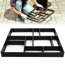 Garden Stone Walk Maker Mould DIY Pavement Concrete Mold Driveway Paving Brick Patio Moldes Path Construction Tool 10pcs lot paving concrete mold pavement mold driveway paving pavement mold patio concrete stepping stone path walk maker