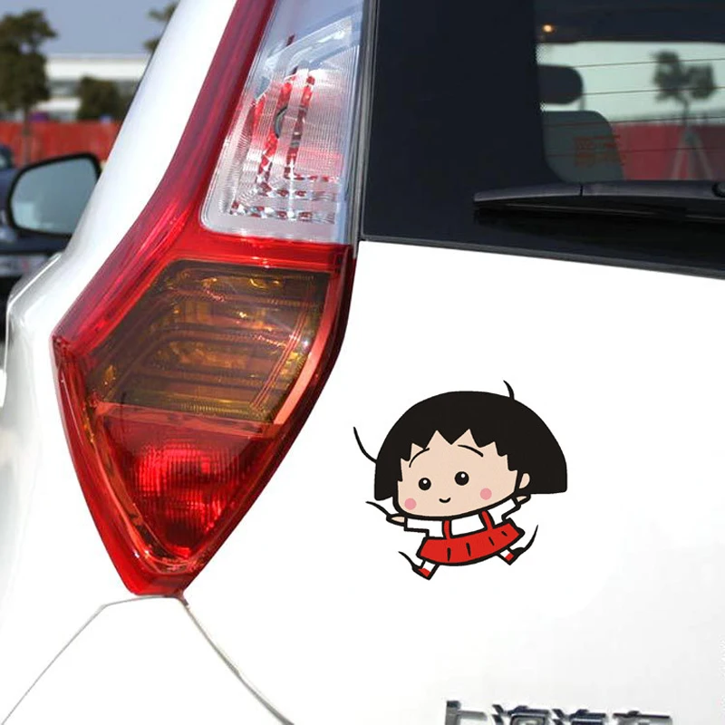 

Car Sticker Maruko Grasp the Car Funny Styling Decal Personalized Japan Cartoon Sticker
