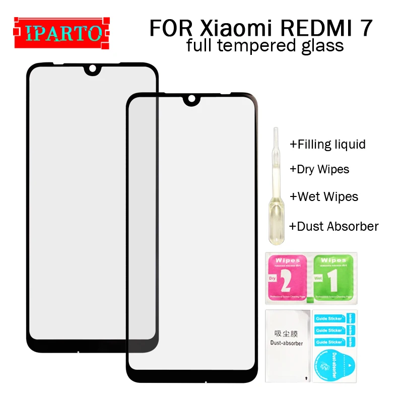

For Xiaomi REDMI 7 Tempered Glass 100% New Color Full Cover Screen Protector Film Guard for Xiaomi REDMI 7 There Mobile Phone
