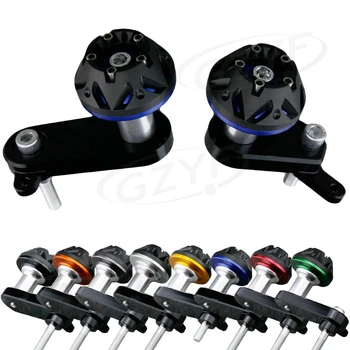 

Motorbike Frame Slider Crash Pad Protector Guard For Kawasaki Ninja ZX6R ZX-6R 2009 2010 2011 CNC Aluminium